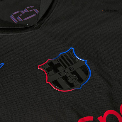 Barcelona Jersey Custom RAPHINHA #11 Soccer Jersey Away 2024/25 - UCL (Old Sponsor)