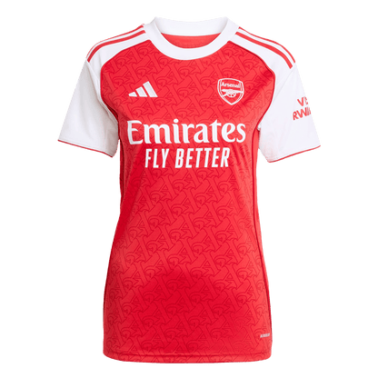 Arsenal Soccer Jersey Home Women Custom Shirt 2025/26
