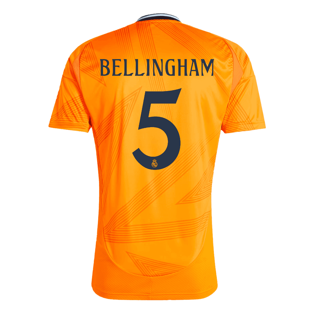 BELLINGHAM #5 Real Madrid Away soccer jersey 2024/25