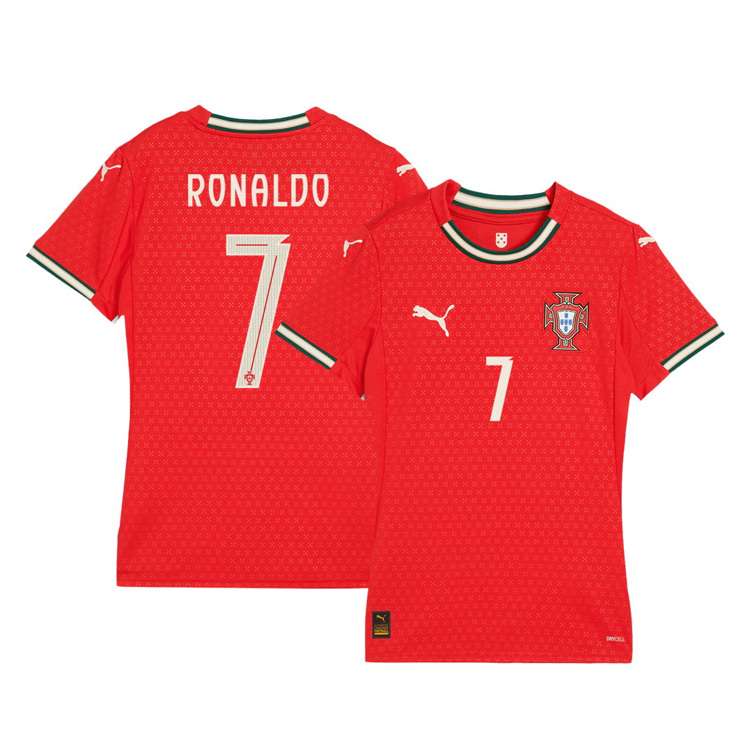 RONALDO #7 Portugal Soccer Jersey Home Women Custom Shirt 2025