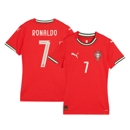RONALDO #7 Portugal Soccer Jersey Home Women Custom Shirt 2025