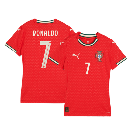 RONALDO #7 Portugal Soccer Jersey Home Women Custom Shirt 2025