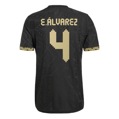 Player Version Mexico Jersey E.ÁLVAREZ #4 Soccer Jersey Third Away 2025 Gold Cup