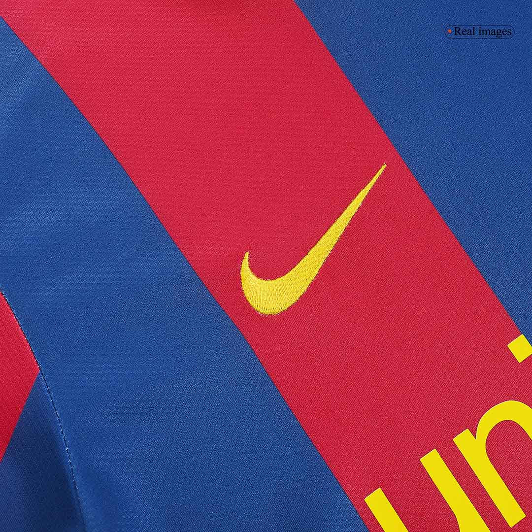 Barcelona Retro Jersey Custom XAVI #6 Soccer Jersey Home 2010/11