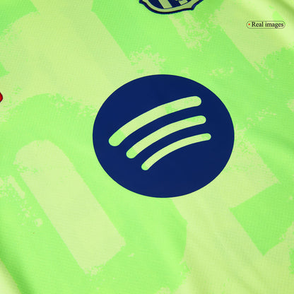 Barcelona Third Away Soccer Jersey Kit 2024/25 - (Spotify Logo Without Text)