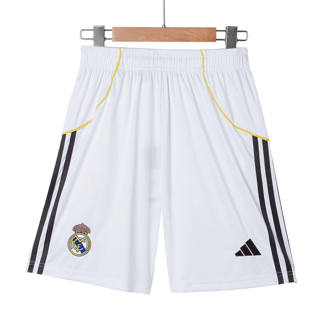 Real Madrid Home Soccer Shorts 25/26 White