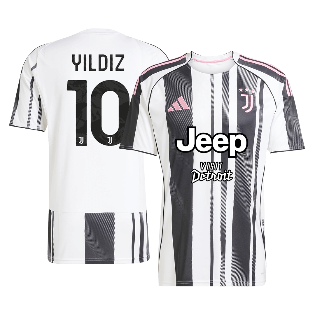 Juventus Jersey Custom YILDIZ #10 Soccer Jersey Home 2025/26