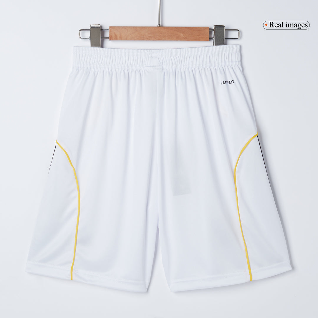 Real Madrid Home Soccer Shorts 25/26 White