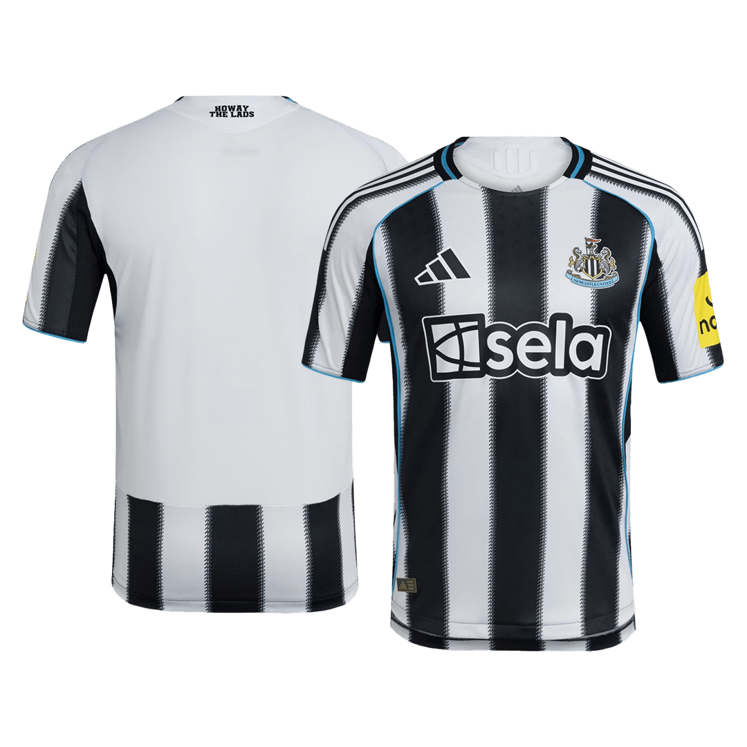 Player Version Newcastle United Jersey Custom Soccer Jersey Home 2025/26