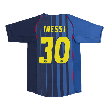 Barcelona Retro Jersey Custom MESSI #30 Soccer Jersey Away 2004/05