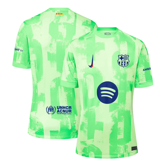 Barcelona Third Away Soccer Jersey 2024/25 - (Spotify Logo Without Text)