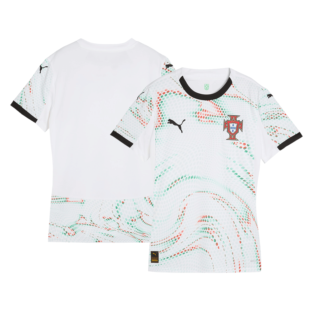 Portugal Soccer Jersey Away Women Custom Shirt 2025