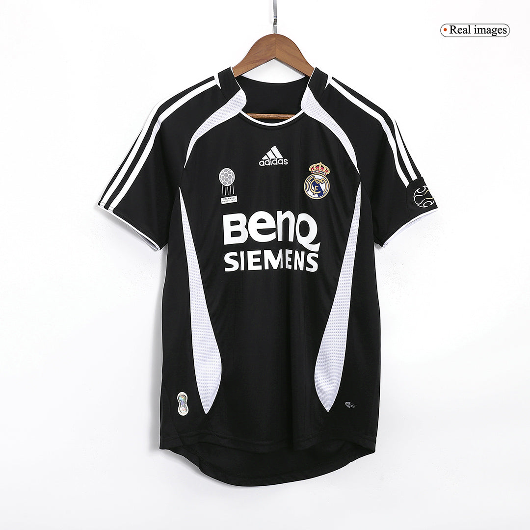 Real Madrid Retro Jersey Custom Soccer Jersey Away 2006/07