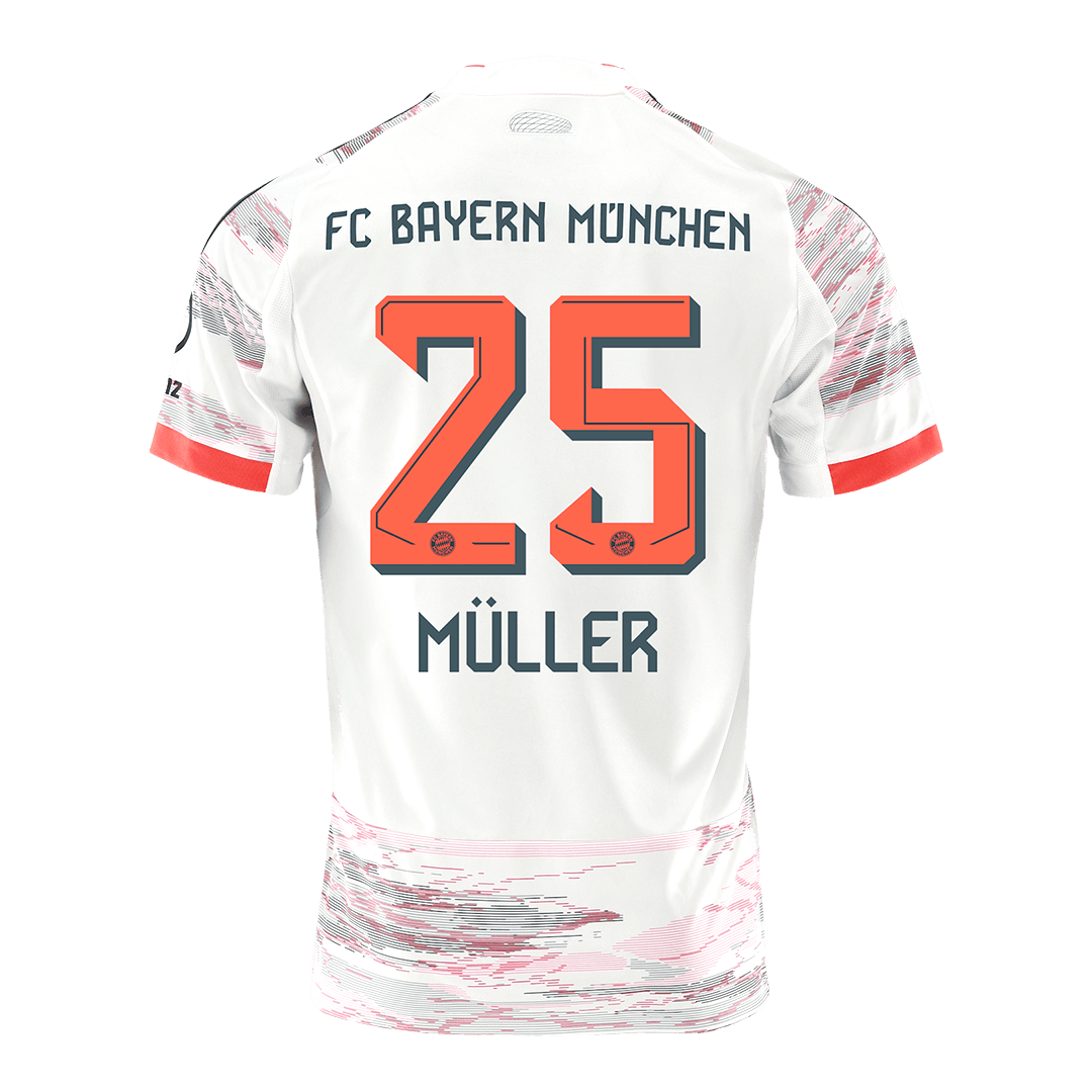 Bayern Munich Jersey Custom MÜLLER #25 Soccer Jersey Away 2025/26