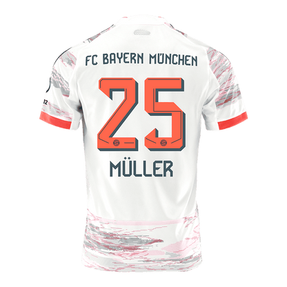 Bayern Munich Jersey Custom MÜLLER #25 Soccer Jersey Away 2025/26