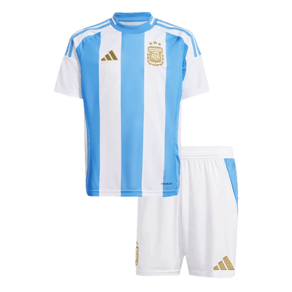 Kid's Argentina Home Soccer Jersey Kit Copa America 2024