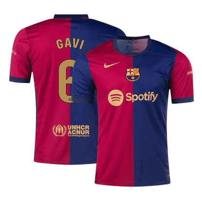 GAVI #6 Barcelona Home soccer jersey 2024/25