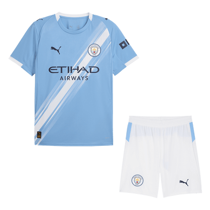 Manchester City Home Soccer Uniform Kits 2025/26