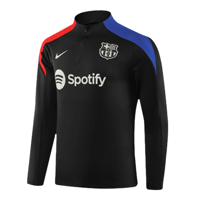 Barcelona Zipper Sweatshirt Kit(Top+Pants) 2024/25