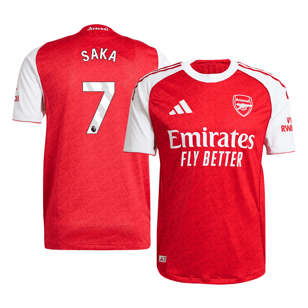 Player Version Arsenal Jersey Custom SAKA #7 Soccer Jersey Home 2025/26