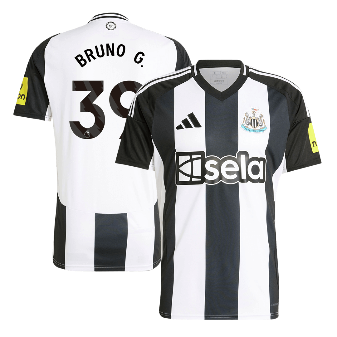 BRUNO G. #39 Newcastle United Home Soccer Jersey 2024/25