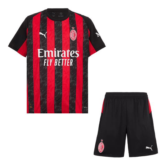 AC Milan Home Soccer Uniform Kits 2025/26