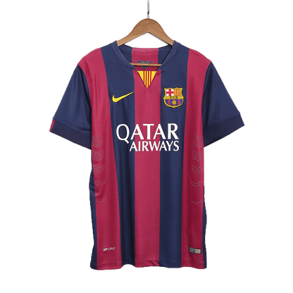 Barcelona Retro Jersey Custom SUÁREZ #9 Soccer Jersey Home 2014/15