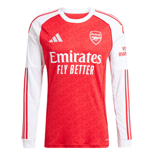 Arsenal Long Sleeve Jersey Home Football Shirt 2025/26