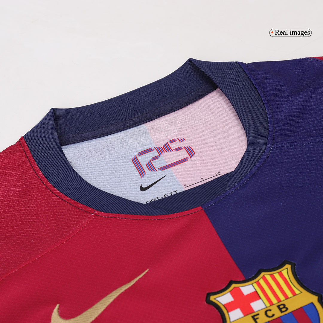 Barcelona Home Soccer Jersey Kit(Jersey+Shorts) 2024/25