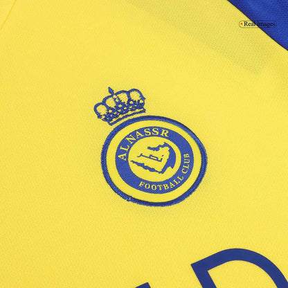 Kid's RONALDO #7 Al Nassr Home Soccer Jersey Kit 2024/25