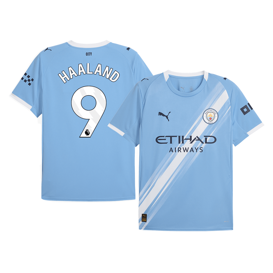 Manchester City Jersey Custom HAALAND #9 Soccer Jersey Home 2025/26
