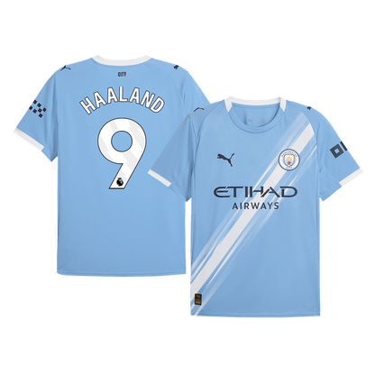 Manchester City Jersey Custom HAALAND #9 Soccer Jersey Home 2025/26