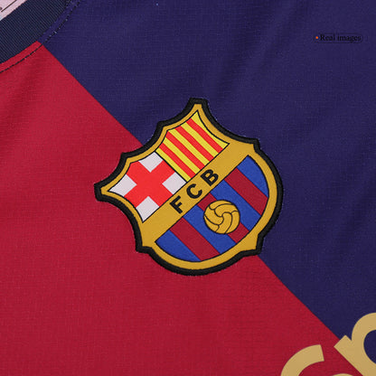 Barcelona Home Soccer Jersey Kit(Jersey+Shorts+Socks) 2024/25