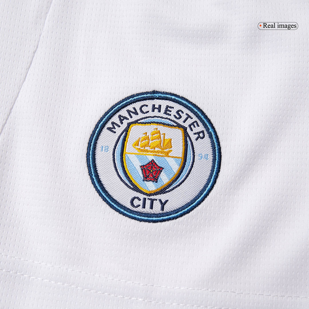 Manchester City Home Soccer Shorts 25/26 White