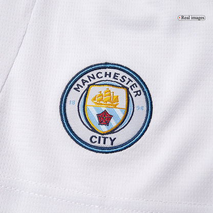 Manchester City Home Soccer Shorts 25/26 White
