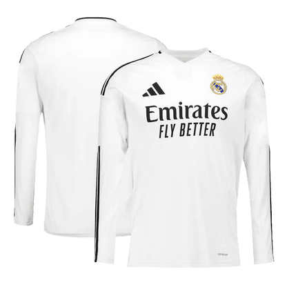 Real Madrid Home Long Sleeve soccer jersey 2024/25