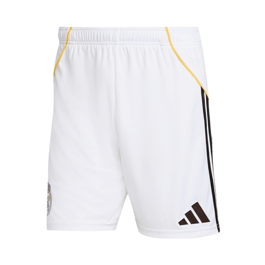 Real Madrid Home Soccer Shorts 25/26 White
