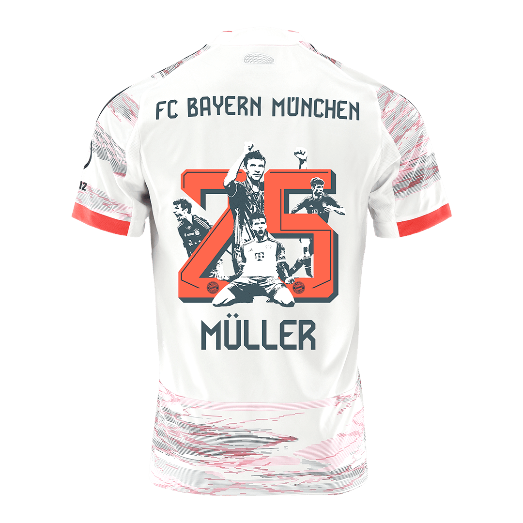 Bayern Munich Jersey Custom MÜLLER Special #25 Soccer Jersey Away 2025/26