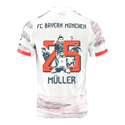 Bayern Munich Jersey Custom MÜLLER Special #25 Soccer Jersey Away 2025/26
