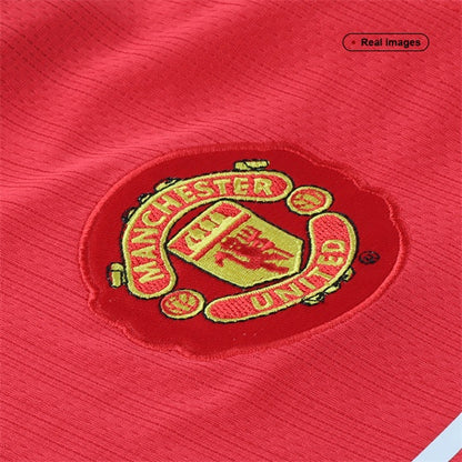 Retro RONALDO #7 2007/08 Manchester United Home Soccer Jersey Red