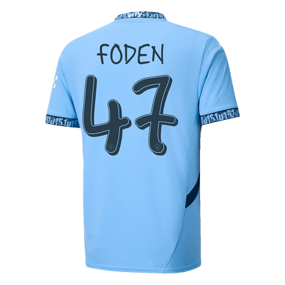 FODEN #47 Manchester City Home soccer jersey 2024/25 - UCL