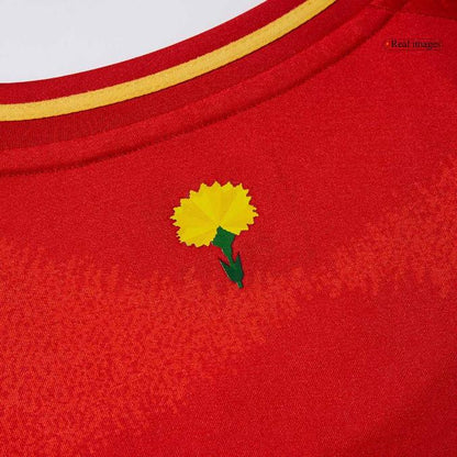 Authentic LAMINE YAMAL #19 Spain Home Soccer Jersey Euro 2024