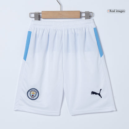 Kids Manchester City Custom Home Soccer Kits 2025/26
