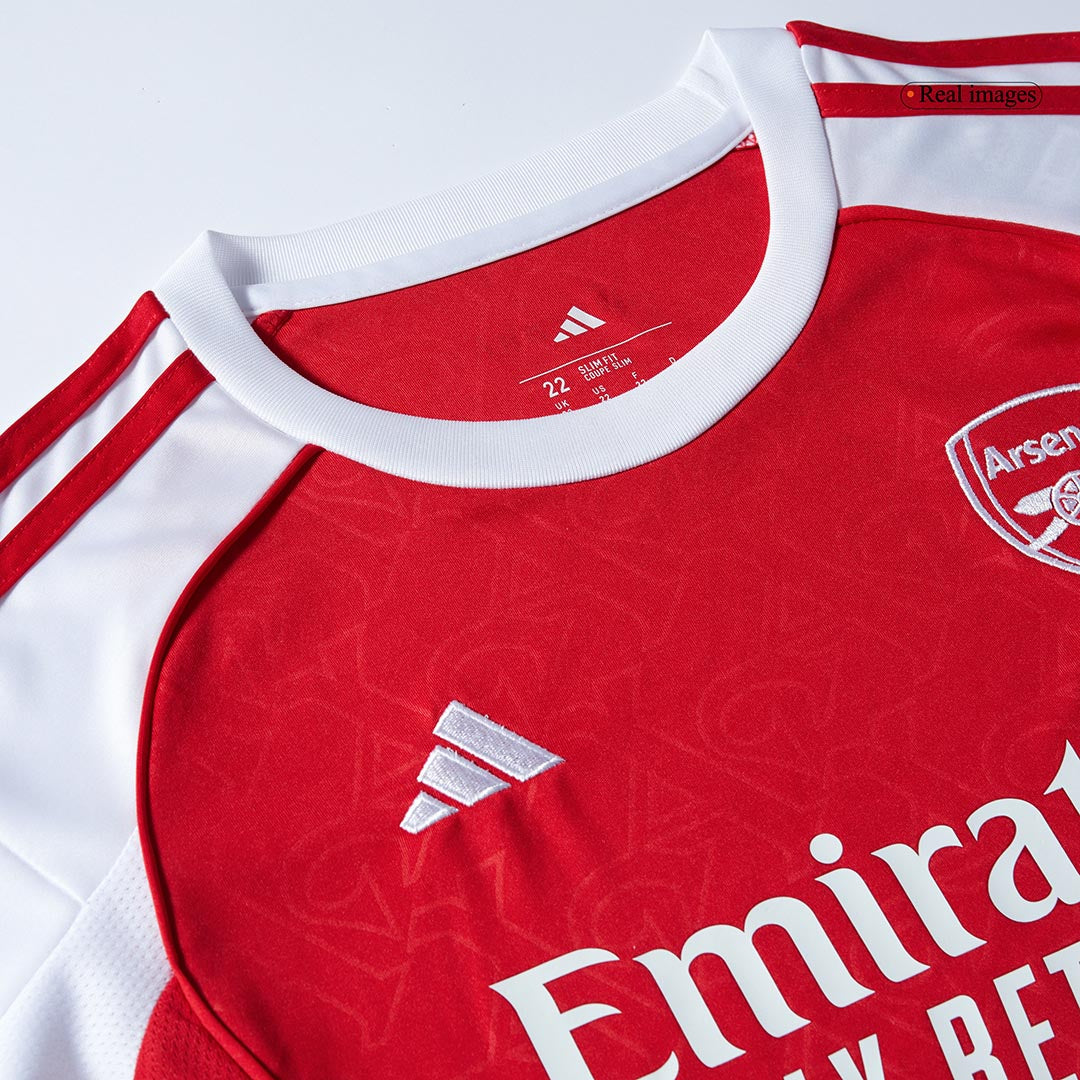 Kids Arsenal Custom Home Soccer Kits 2025/26