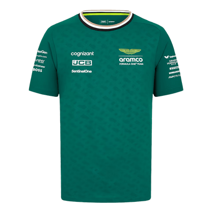 Aston Martin Aramco Cognizant F1 Racing Team Fernando Alonso Driver T-Shirt 2024