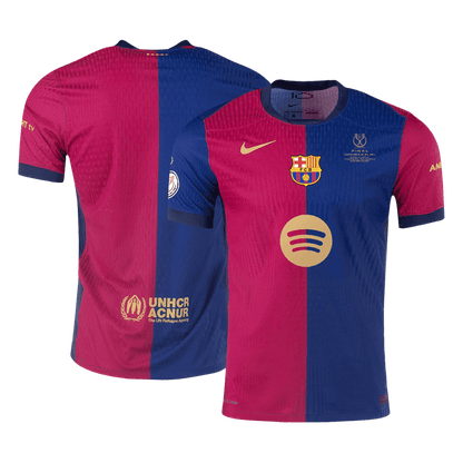 Player Version Barcelona Jersey Custom Soccer Jersey Home 2024/25 Copa del Rey Final