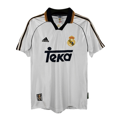 Real Madrid Retro Jersey Custom RAUL #7 Soccer Jersey Home 1998/00