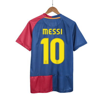 Barcelona Retro Jersey Custom MESSI #10 Soccer Jersey Home 2008/09 UCL Final