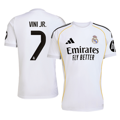 Real Madrid Jersey Custom VINI JR. #7 Soccer Jersey Home 2025/26
