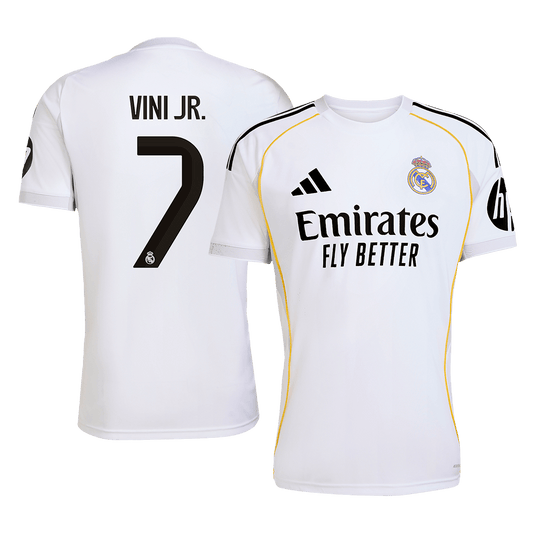 Real Madrid Jersey Custom VINI JR. #7 Soccer Jersey Home 2025/26